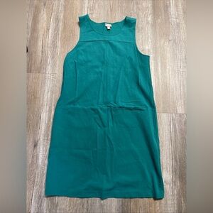 J.JILL Sleeveless Ponte Knit Dress Green Size Large